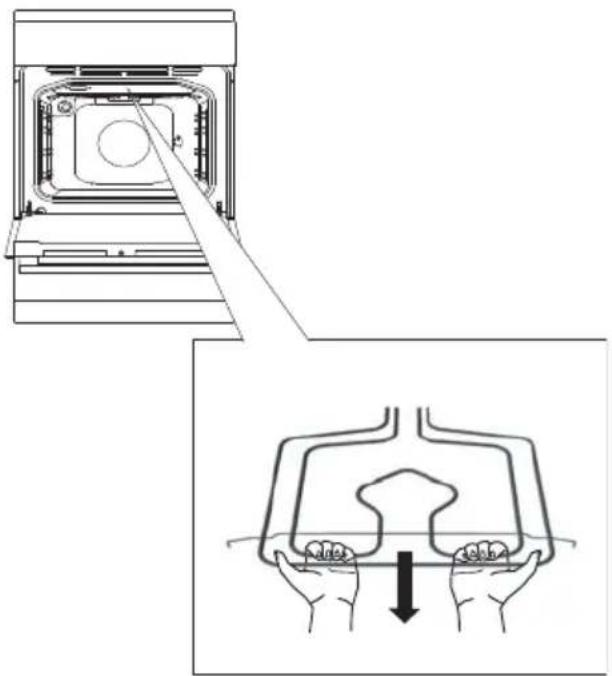 GORENJE EC615E17WKT - UUNIN KATON PUHDISTUS - 1
