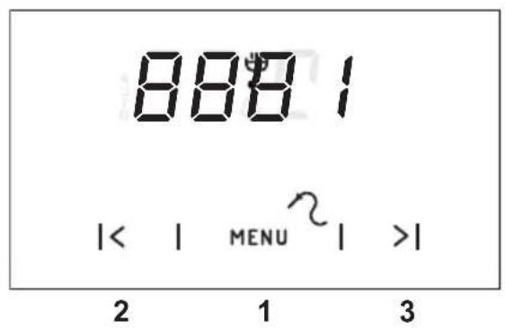 8881 |< | MENU >| 2 1 3