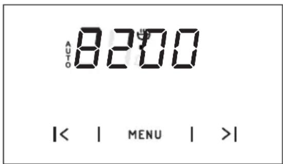 AUTO 8200 |< | MENU | >|