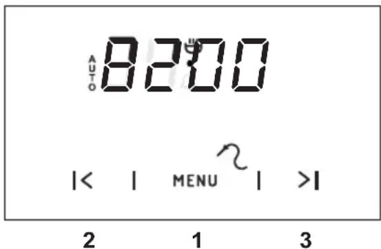AUTO 8200 |< | MENU >| 2 1 3