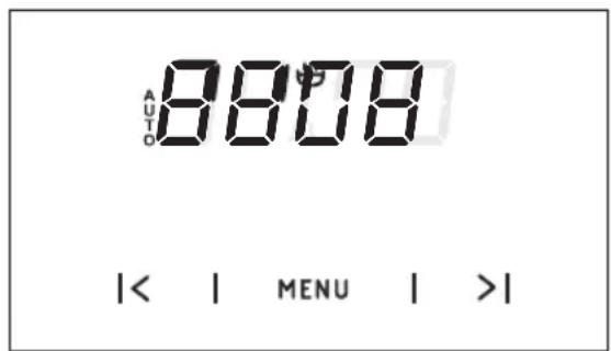 AUTO 8808 |< | MENU | >|