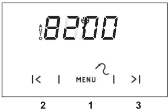 AUTO 8:30 |< | MENU >| 2 1 3