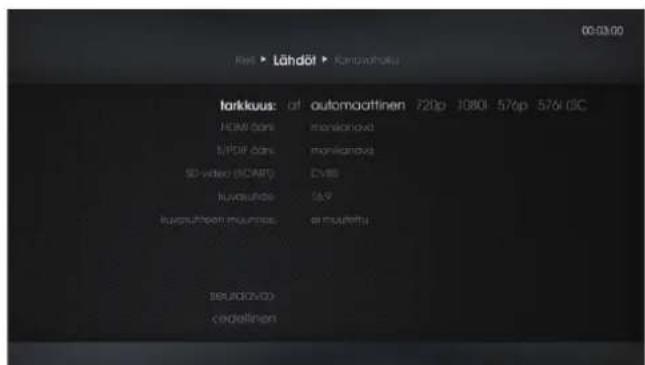00:03:00 Kelt > Ländöt > Kandavõkõu larkkuus: at automaattinen 720p 1080l 576p 576l DC JCMV ödsn monakovä E/PDF ödsn monikampäa SD-video (SCART) CVB luvaunöse fay luvsuhösen muunnas er mulafüta teudoväo cedellinen