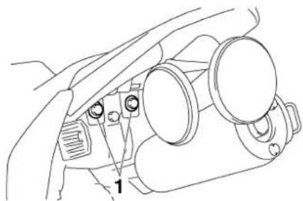 YAMAHA TT-R50 (2010) - To remove the seat - 1