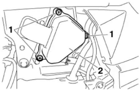 YAMAHA TT-R50 (2010) - To clean the air filter element - 1
