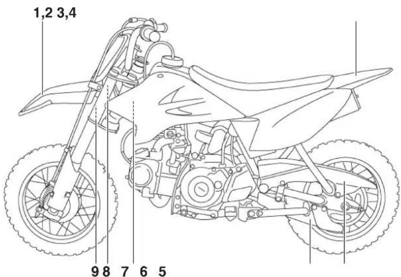 YAMAHA TT-R50 (2010) - For Canada - 1