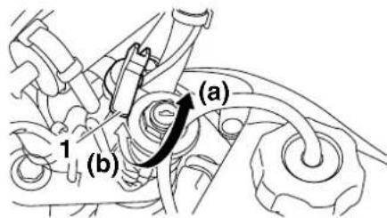 YAMAHA TT-R50 (2010) - Starter (choke) lever “|” - 1