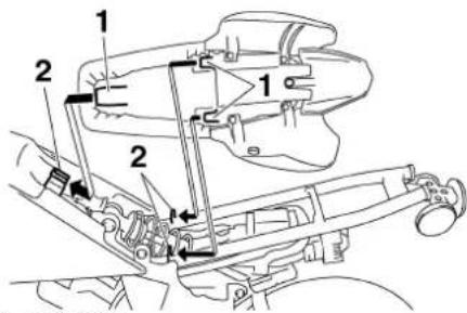 YAMAHA TT-R50 (2010) - To install the seat - 1