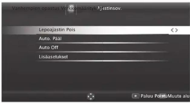 GRUNDIG 40 VLE 8435 BP - Ajastinasetukset - 1