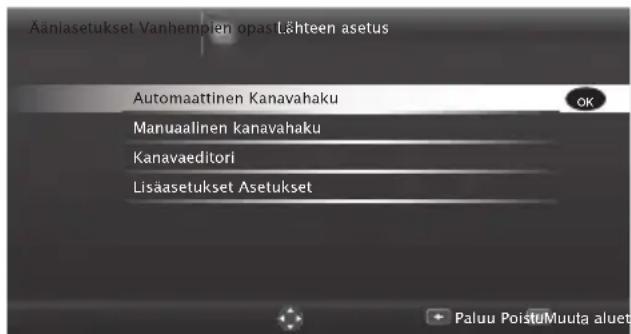 GRUNDIG 55 VLE 8460 BP - Digitaalisten satelliittikanavien automaattinen etsiminen - 1