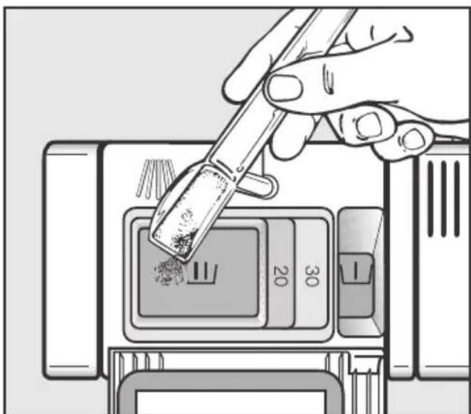 MIELE G 6517 SCU XXL - Pesuaineen annostus - 2