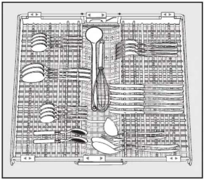 MIELE G 6517 SCU XXL - Ruokailuvälinelaatikko - 1