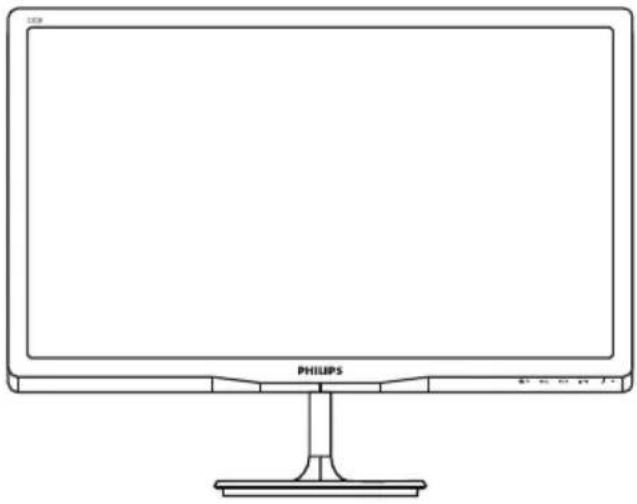 PHILIPS 233E4QSD - Etupaneelin säätimet - 1