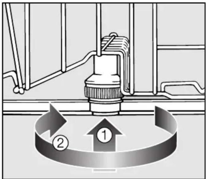 MIELE G 4912 SCU - Suihkuvarsien puhdistus - 1