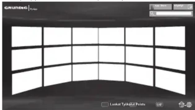 GRUNDIG 49 VLE 8460 BP - Internet-sovellusten valinta - 1