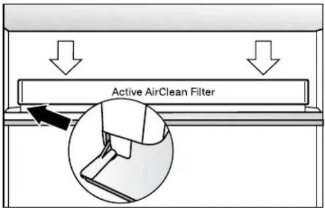 MIELE KF 28032 D ws - Aktiivihiilisuodatin ja pidike KKF-FF (Active AirClean) - 1