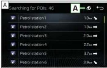 SKODA Kadiaq (2017) - Syötä kohde GPS-koordinaattien avulla - 1