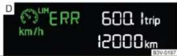 D LIM ERR 600 Ltrip km/h 12000km B3V-0197