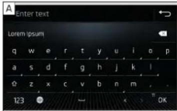 Enter text Lorem Ipsum q w e r t y u i o p a s d f g h j k l ☆ z x c v b n m . 123 OK