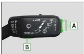 OK/RESET OFF TRIP A B