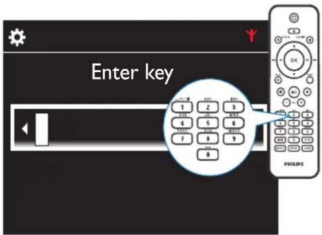 Enter key PHILIPS