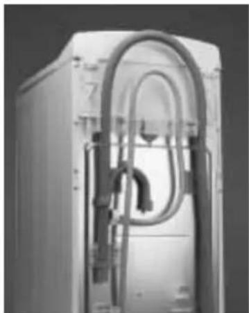WHIRLPOOL AWE 6723 - Vedenottoletkun kiinnittäminen. - 1