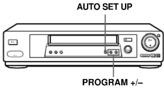 AUTO SET UP PROGRAM +/-