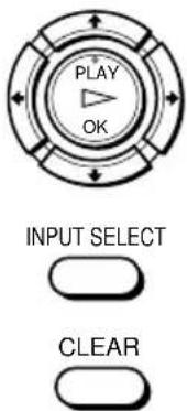PLAY OK INPUT SELECT CLEAR