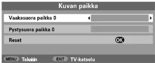 TOSHIBA Regza 32C3500P - Kuvan sijainti - 2
