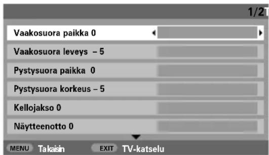 TOSHIBA Regza 32C3500P - Kuvan sijainti - 2