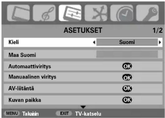TOSHIBA Regza 32C3500P - Automaattisen virityksen käyttäminen - 1