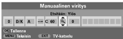TOSHIBA Regza 32C3500P - Manuaalinen viritys - 5