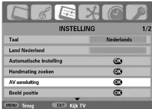 TOSHIBA Regza 32C3500P - Kiezen van het INGANGSsignaal - 1
