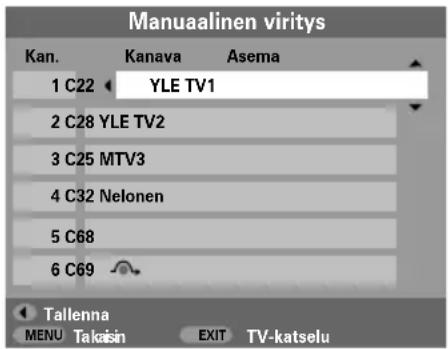 TOSHIBA Regza 32C3500P - Anna television suorittaa haku loppuun. - 2
