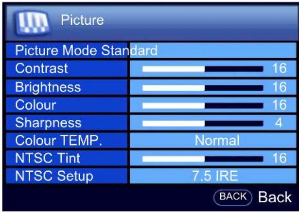 BENQ VL3735 - Picture menu - 2