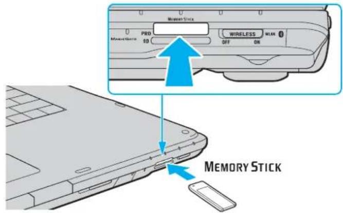 Memory Stick PRO Wireless 90 OFF ON MEMORY Stick