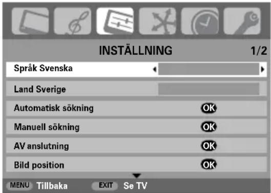 TOSHIBA C3250 - Använda Auto tuning - 1
