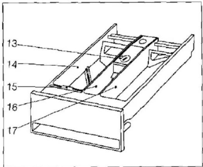CONSTRUCTA CW12030 - Schublade für Waschmittel und Zusätze (Abb. ③) - 1
