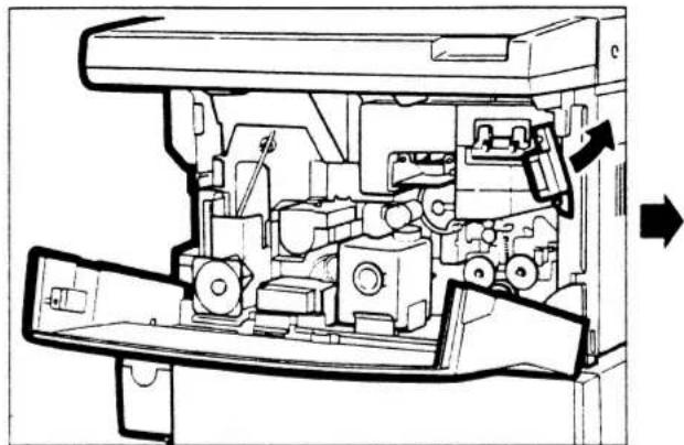 TOSHIBA TF561 - VERVANGEN VAN DE AFVALTONERBAK - 1