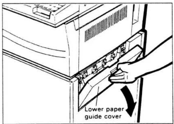 TOSHIBA TF561 - I.G.V. DE FOUTMELDING "ONDERSTE PAPIER VAST" - 1