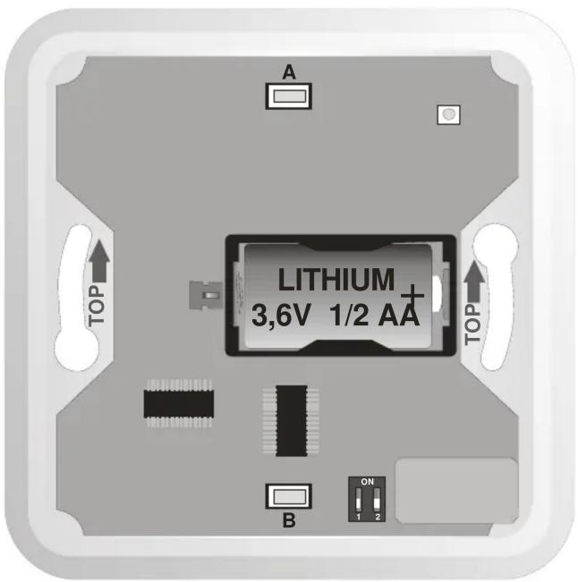 LITHIUM 3,6V 1/2 AA A TOP B ON 1 2