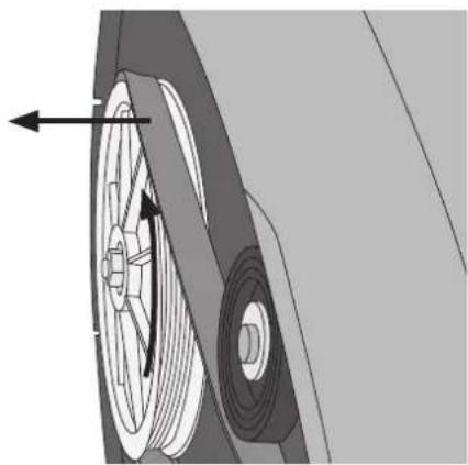 Cotech DB5013 - Changing the Drive Belt - 2
