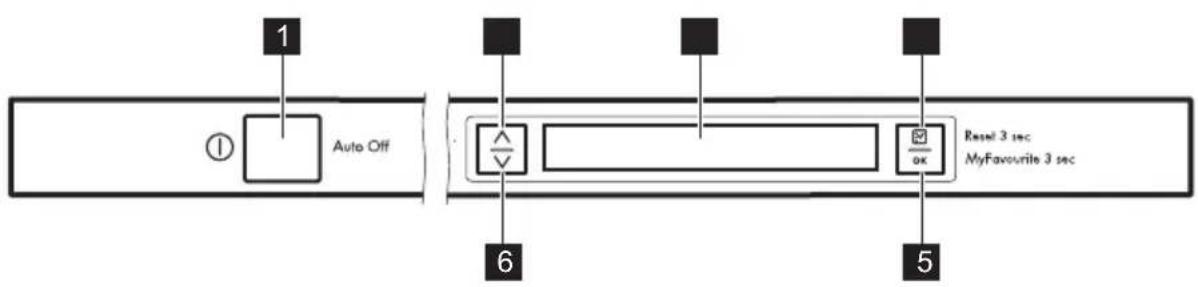 AEG FSK93800P - BETJENINGSPANEL - 1
