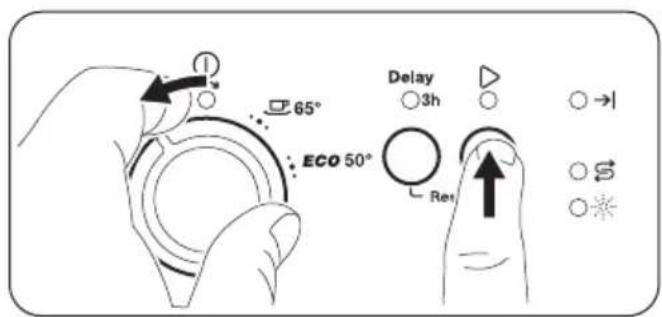 65° ECO 50° Delay 3h Ret →1