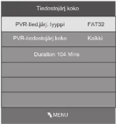 Logik L19HE13N - PVR-tiedostojärjestelmä (DTV-tila) - 3