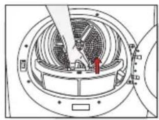 GRAM TLS 3751-90 - Rengöring av luddfilter/ luckans inre yta - 4