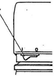 Pure technical line drawing of a mechanical assembly without any text, numbers, or symbols