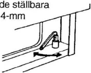 de ställbara 4-mm