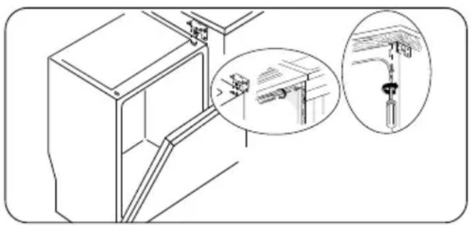 ZANUSSI ZDF102 - Kiinnittäminen vieressä oleviin yksiköihin - 1