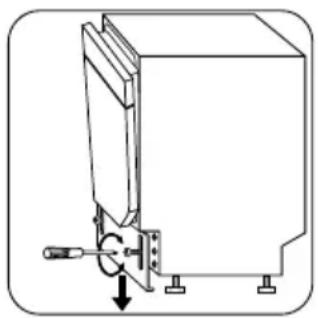 ZANUSSI ZDF102 - Sokkelin korkeuden säätäminen - 1